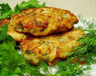 Рубленые котлеты из куриного филе в духовке