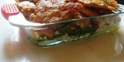 рубленые котлеты с овощным гарниром