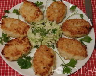 Рыбные котлеты из хека