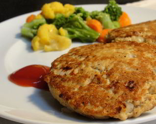 Рыбные котлеты из лосося