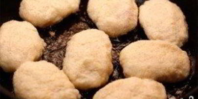 рыбные котлеты с манкой