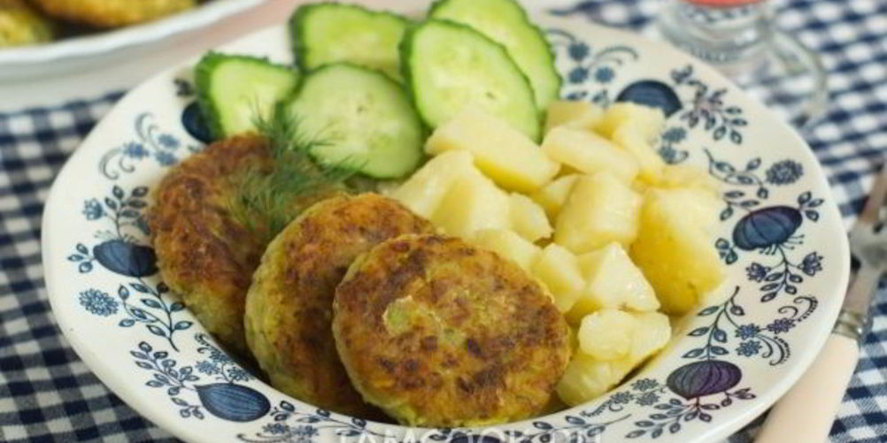 Рецепт вегетарианские котлетки из кабачка и риса