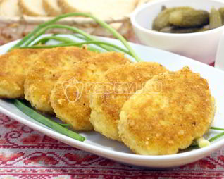 Вкусные картофельные котлеты с сыром