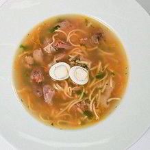 Рецепт Куриная лапша с потрохами