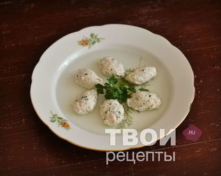 Куриные клецки