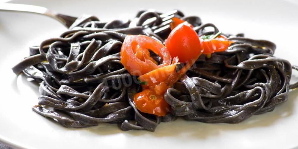 Рецепт лапша черная по-японски