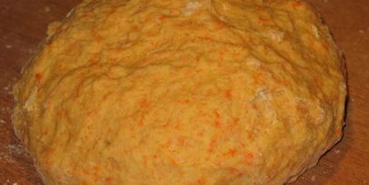 лапша домашняя морковная