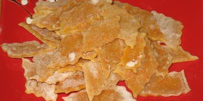 лапша домашняя морковная