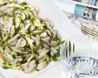 Лапша из кальмара