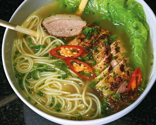 Лапша рамен с утиной грудкой