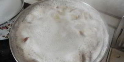 лапша с белыми грибами