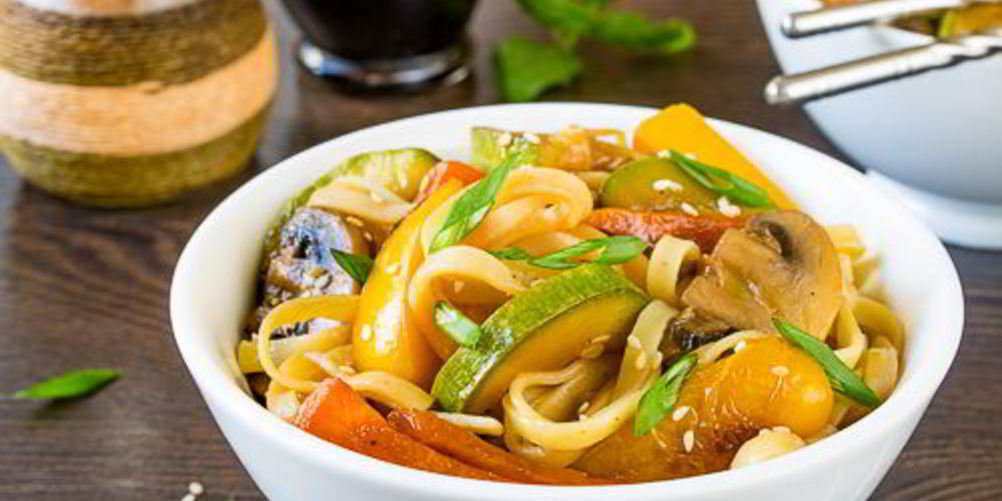 Рецепт лапша с овощами и соевым соусом