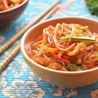 Лапша с овощами по-китайски