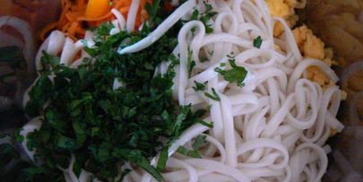 лапша удон с курицей