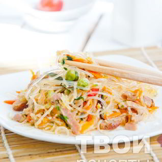 Лапша в воке