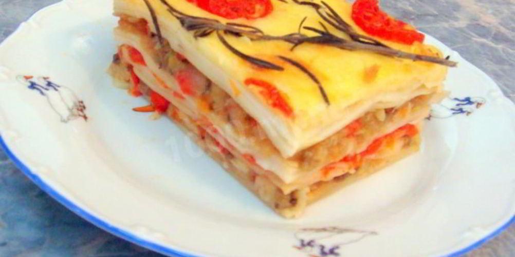 Рецепт лазанья овощная