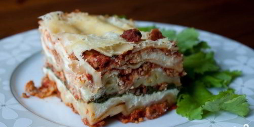 Рецепт лазанья с индейкой