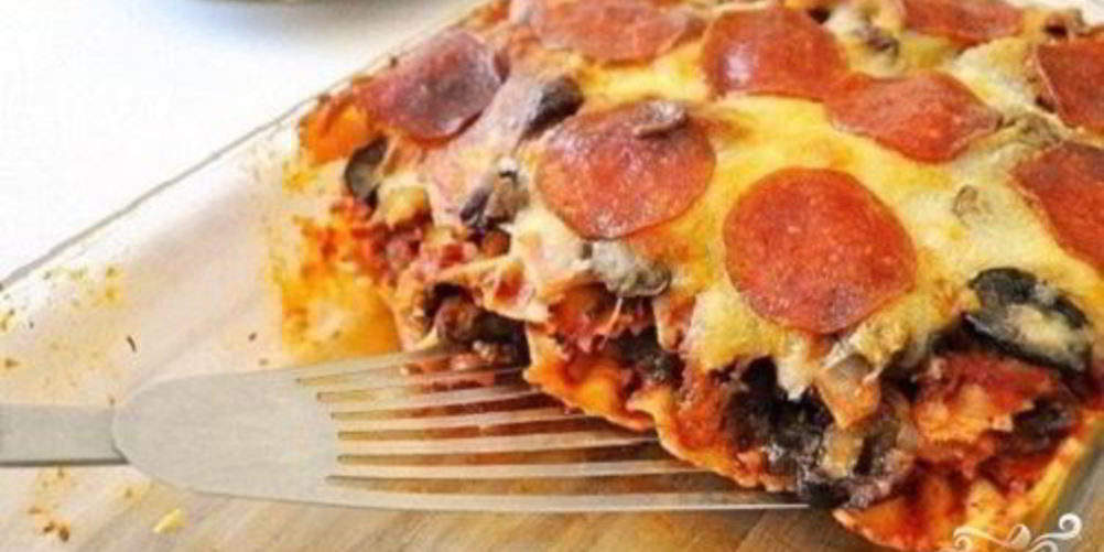 Рецепт лазанья с колбасой и сыром