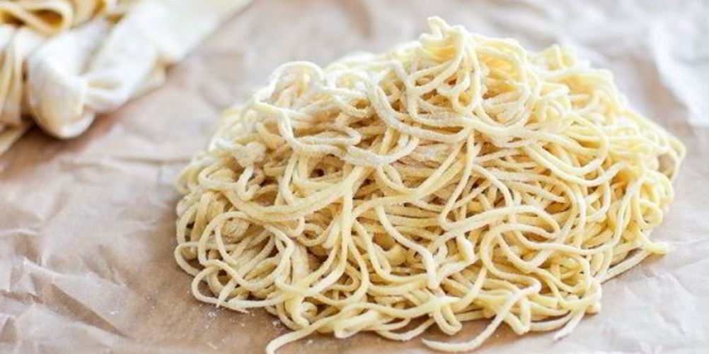 Рецепт домашние спагетти