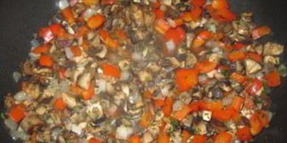 фаршированные макароны ракушки с грибами