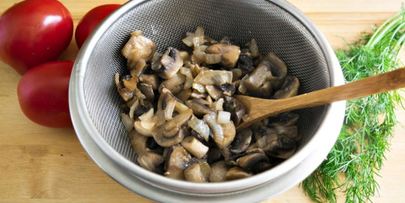 каннеллони, фаршированные грибами