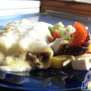 Каннеллони под соусом бешамель