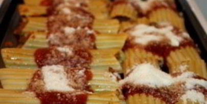 каннеллони с фаршем в духовке