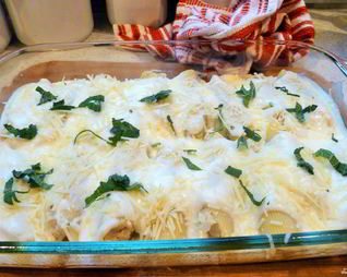 Каннеллони с индейкой