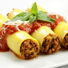 Рецепт Каннеллони с мясной начинкой в мультиварке