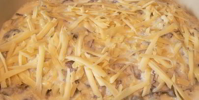 каннелони с фаршем и грибами