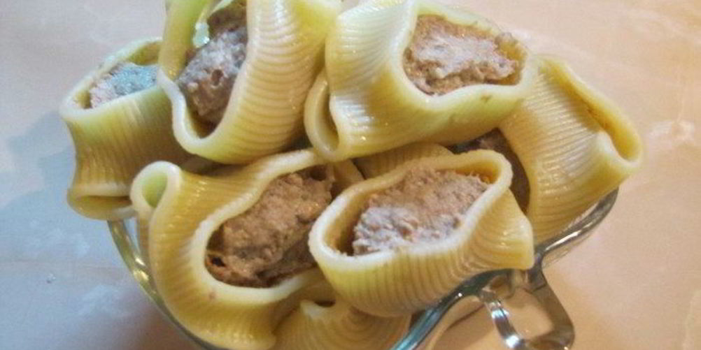 Рецепт макароны фаршированные