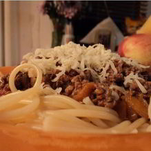 Рецепт Макароны под соусом болоньезе