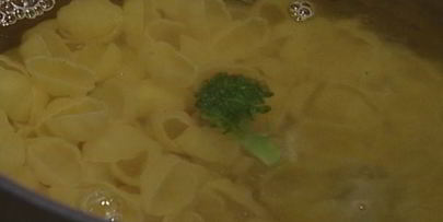 макароны-ракушки с брокколи