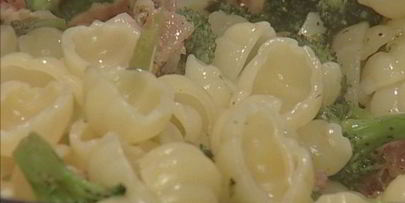 макароны-ракушки с брокколи