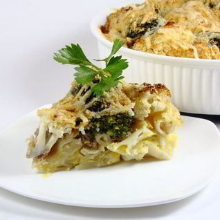 Макароны с брокколи и фаршем