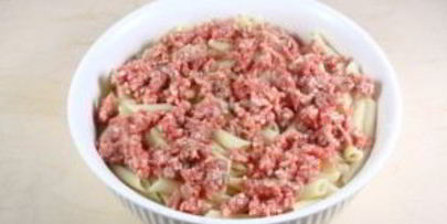 макароны с брокколи и фаршем