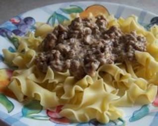 Макароны с фаршем по-домашнему