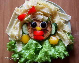 Макароны с котлеткой