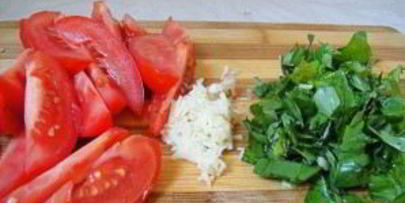 макароны с овощами