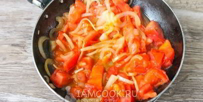 макароны с помидорами и сыром