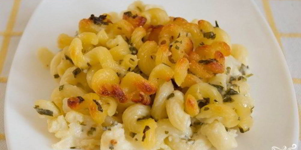 Рецепт макароны с цветной капустой
