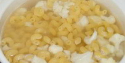 макароны с цветной капустой