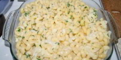 макароны с цветной капустой