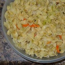 Рецепт Макароны с тушеной капустой