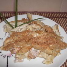 Рецепт Макароны со свининой в духовке