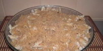 макароны со свининой в духовке