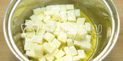 макароны в сырном соусе