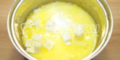 макароны в сырном соусе