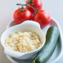 Рецепт Макароны-звездочки с помидорами и цукини