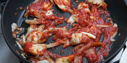 митболы со спагетти в томатном соусе